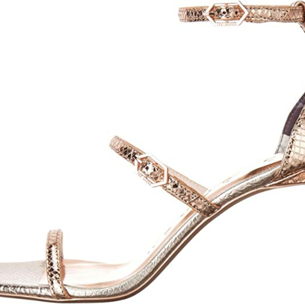 Ted Baker Triam Metallic leather Strap high heels Sandals, Shoes - Picture 6 of 11